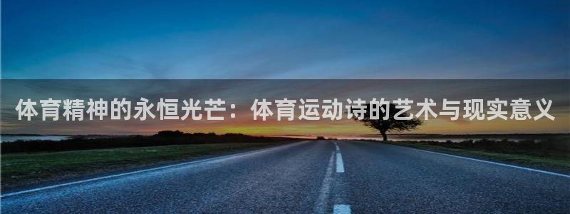 必一运动：体育精神的永恒光芒：体育运动诗的艺术与现实意义