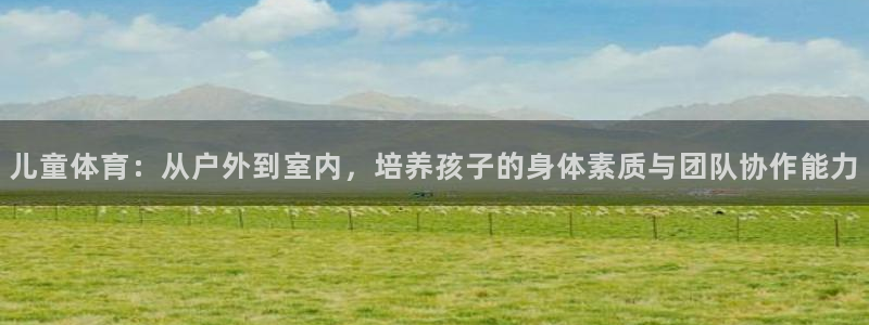 必一运动官网入口：儿童体育：从户外到室内，培养孩子的身体素质与团队协作能力
